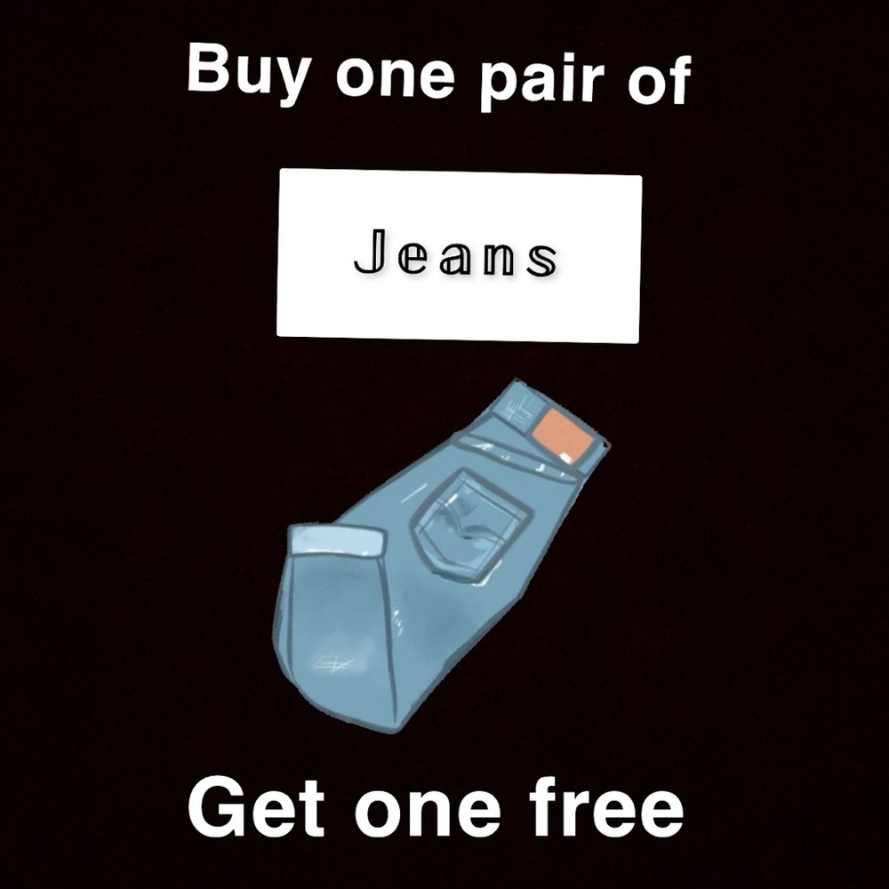 Sale on jeans !